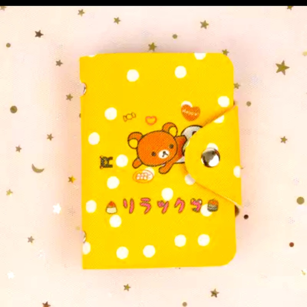 Leather card holder case wallet